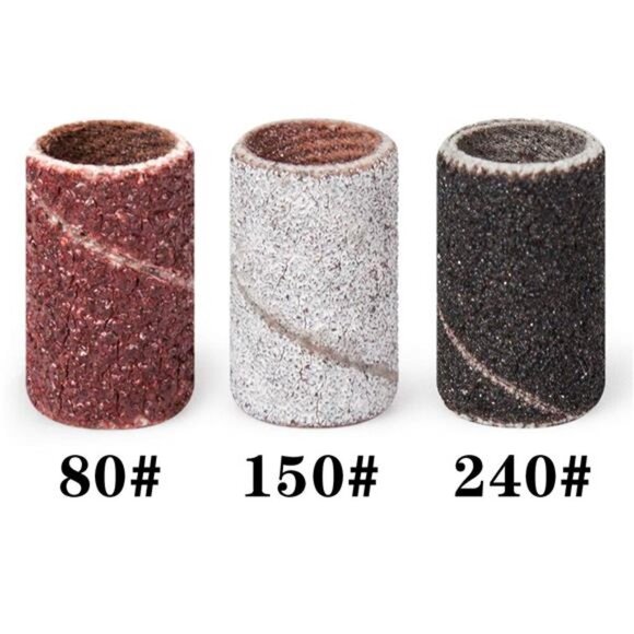 Lavinda Sanding Bands Nail Drill Bits 300Pcs Grits Electric File Nail Sanders - Picture 2 of 7